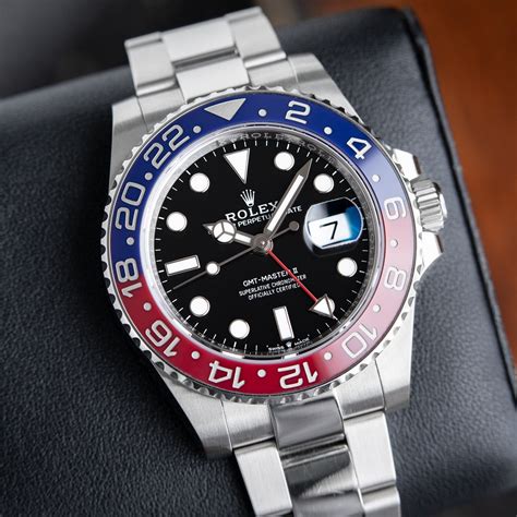 rolex oyster gmt master 2 pepsi|rolex gmt master pepsi price.